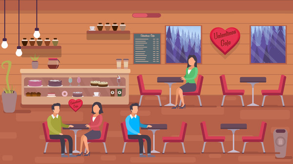 скриншот Valentines Cafe 1