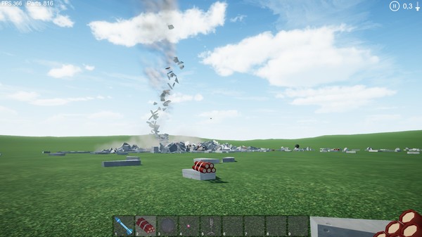 скриншот Destructive physics 3