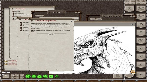 скриншот Fantasy Grounds - Chucks Dragons (5E) 1