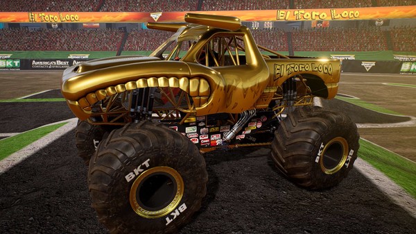 скриншот Monster Jam Steel Titans - Gold Truck Bundle 3