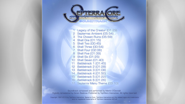 скриншот Septerra Core - Soundtrack 1