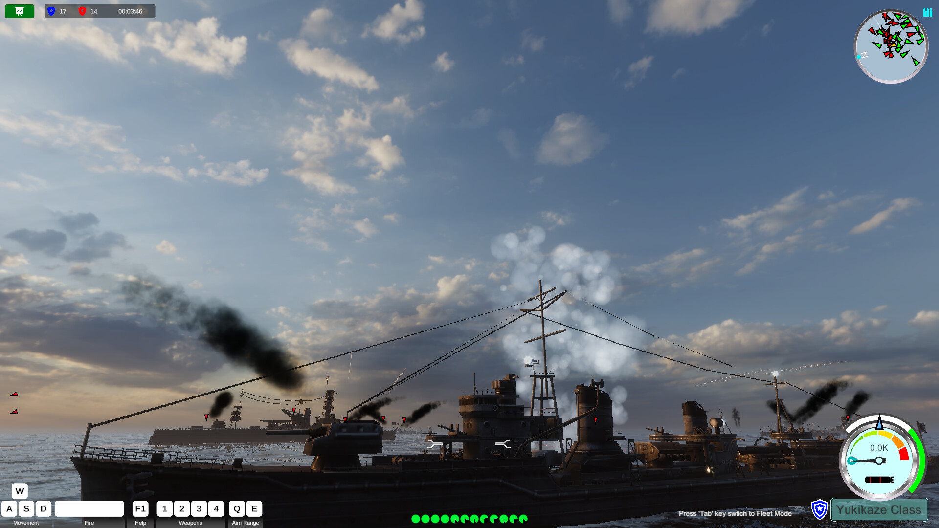 screenshot of 鋼鉄海戦 2