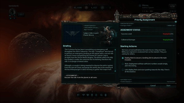 скриншот Warhammer 40,000: Inquisitor - Martyr - Desperate Crusade 1