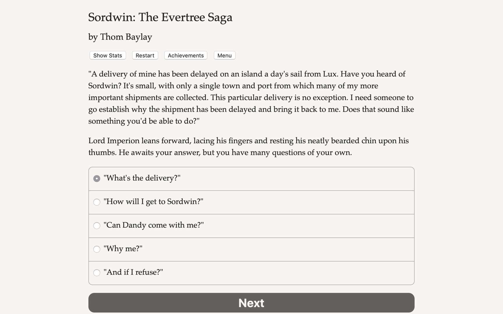 Sordwin: The Evertree Saga Featured Screenshot #1