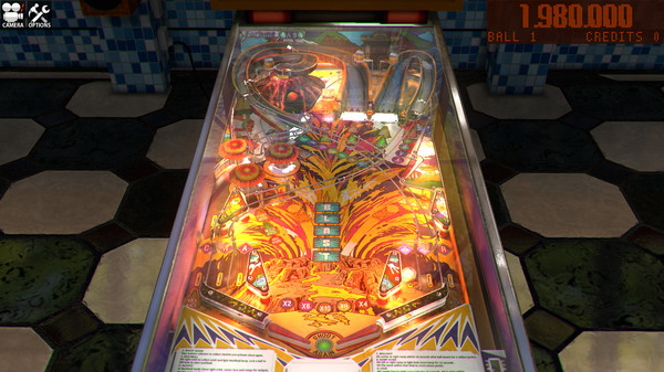 скриншот Zaccaria Pinball - Fire Mountain 2019 Table 0