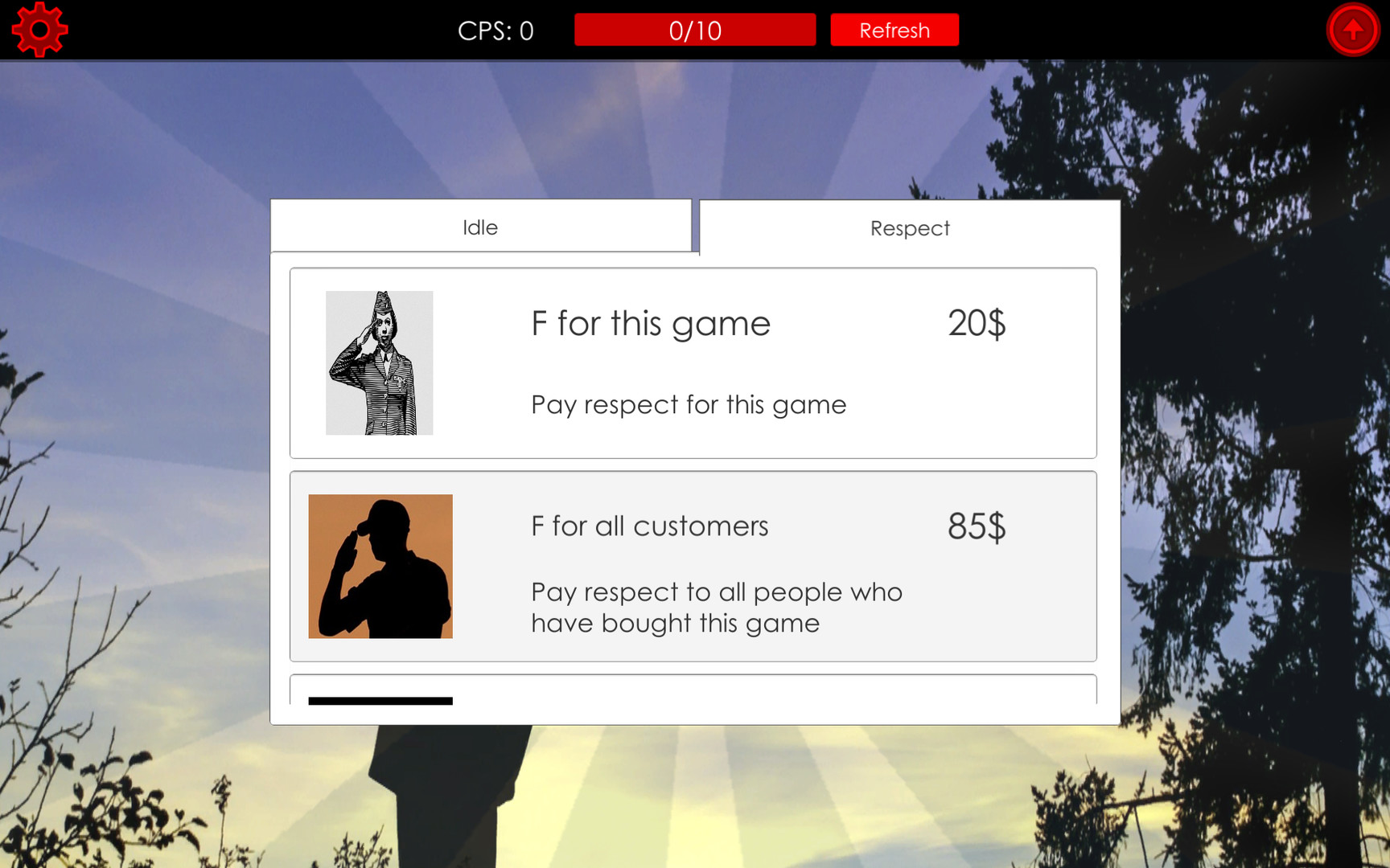 Comunidade Steam :: Captura de Ecrã :: Press F to Pay Respects