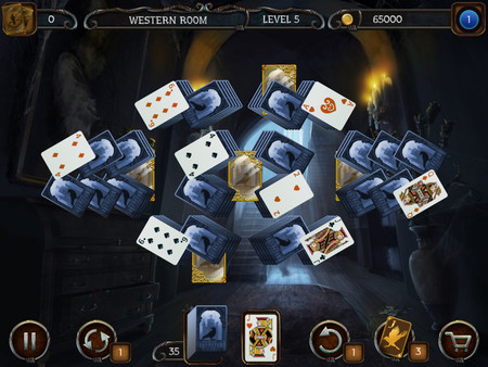Mystery Solitaire The Black Raven Screenshot