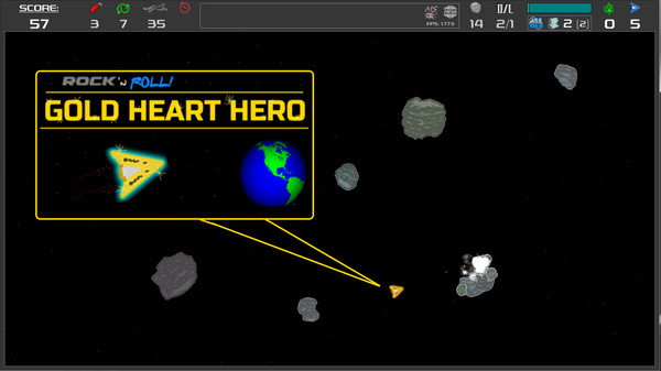 Rock 'N Roll Gold Heart Hero Support ZaxtorGameS DLC