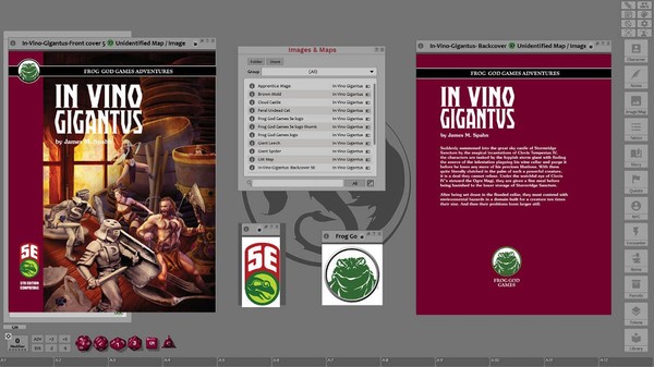 скриншот Fantasy Grounds - In Vino Gigantus (5E) 0