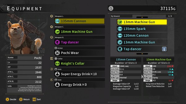 Screenshot of METAL DOGS