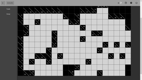 Kakuro game for Linux 1
