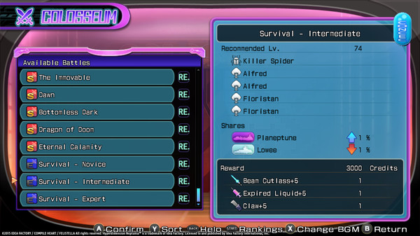 скриншот Hyperdimension Neptunia Re;Birth2 Survival Mode 2