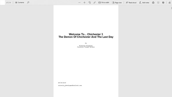 скриншот Welcome To... Chichester 3 : Script 1