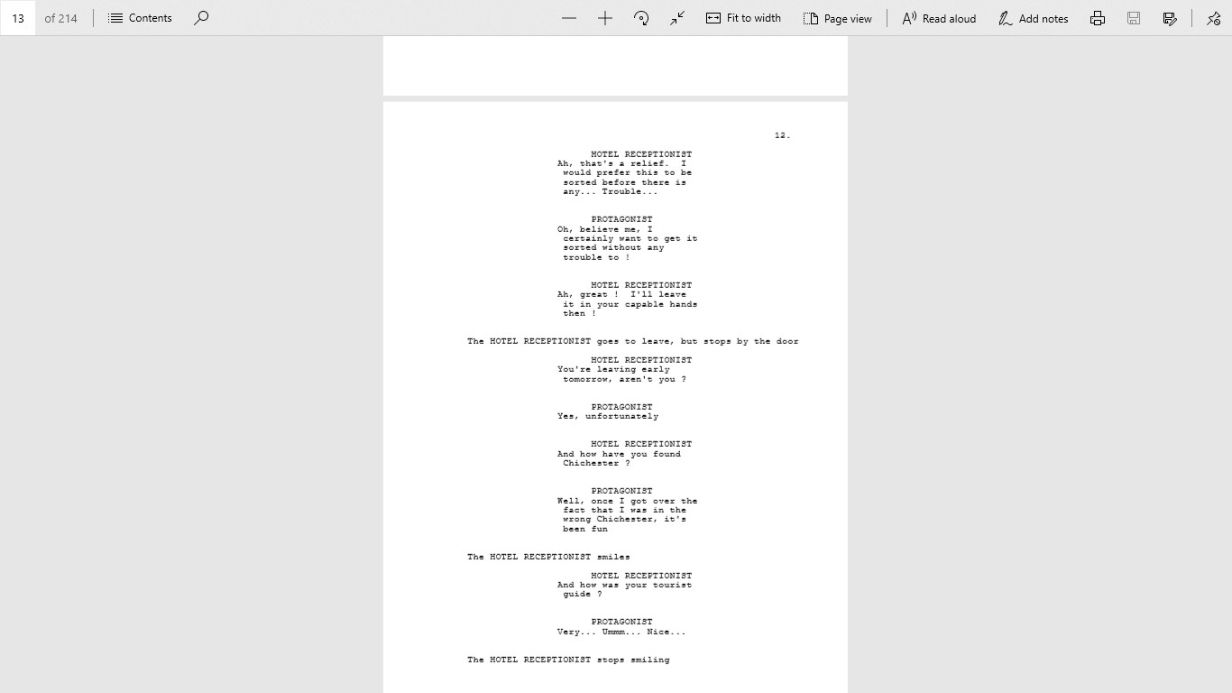 Welcome To... Chichester 3: Script screenshot thumbnail screenshot 3