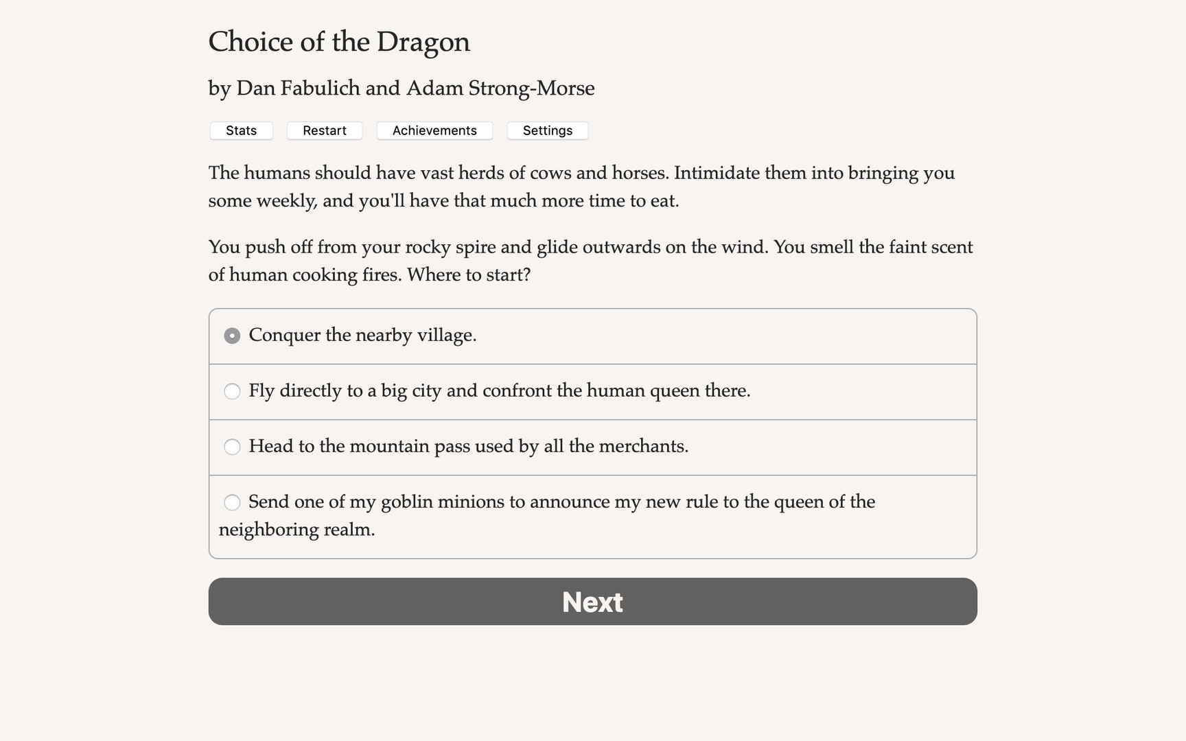 Choice of the Dragon Demo #3
