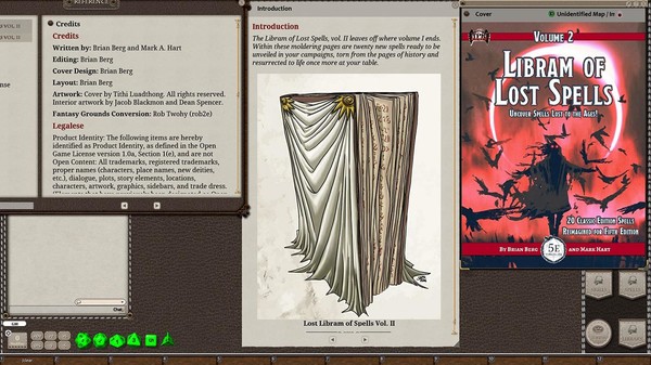 скриншот Fantasy Grounds - Libram of Lost Spells, Volume 2 (5E) 0