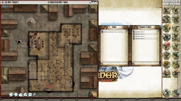 скриншот Fantasy Grounds - Pathfinder Flip-Mat: Tavern Multi-Pack (Map Pack) 0