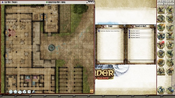 скриншот Fantasy Grounds - Pathfinder Flip-Mat: Tavern Multi-Pack (Map Pack) 2