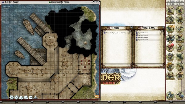 скриншот Fantasy Grounds - Pathfinder Flip-Mat: Tavern Multi-Pack (Map Pack) 4