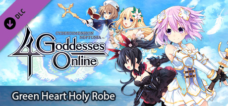 Cyberdimension Neptunia: 4 Goddesses Online - Green Heart Holy Robe banner image