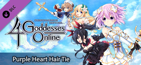 Cyberdimension Neptunia: 4 Goddesses Online - Purple Heart Hair Tie banner image