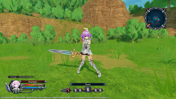 скриншот Cyberdimension Neptunia: 4 Goddesses Online - Purple Heart Hair Tie 0