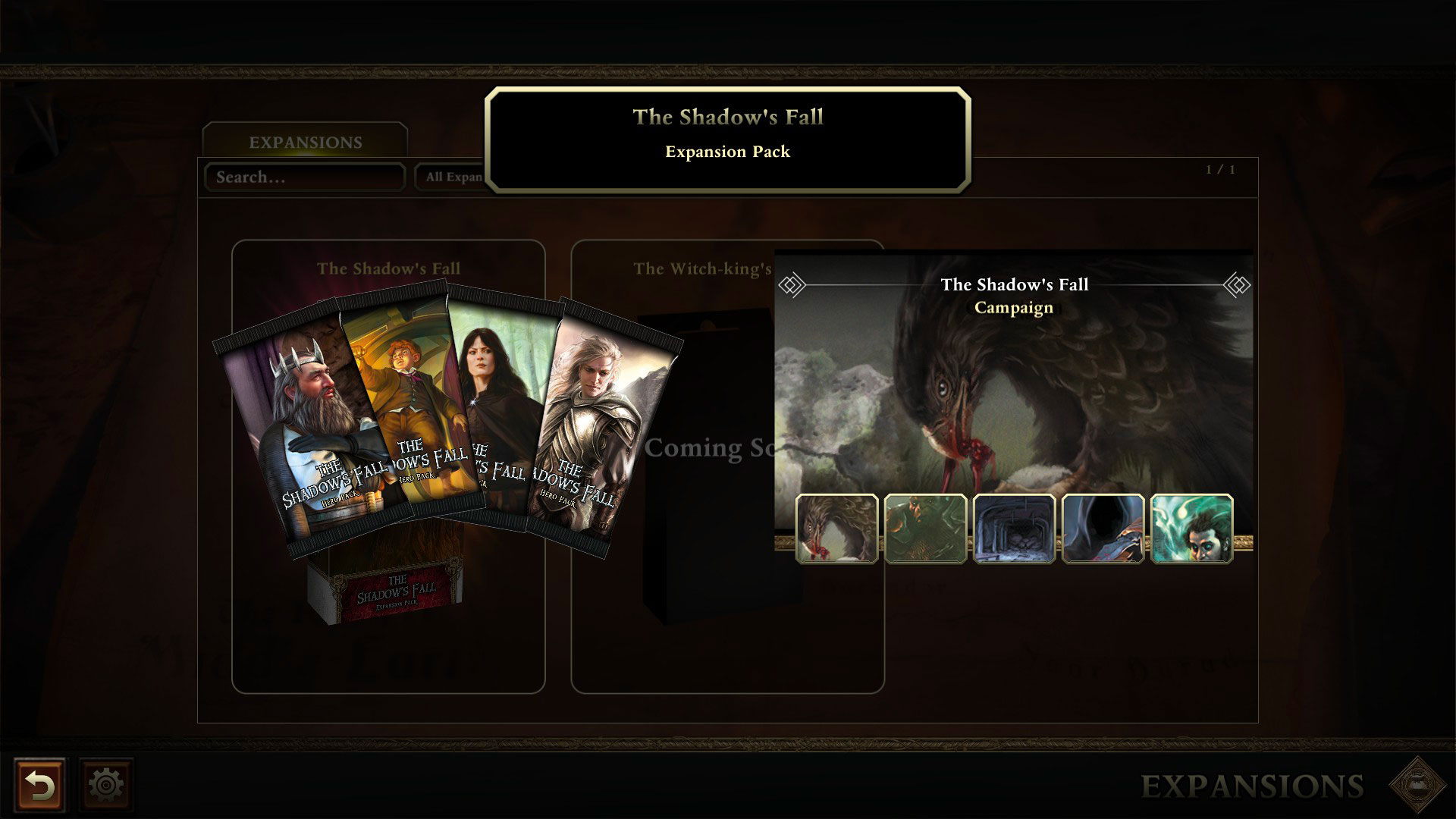 The Lord of The Rings ACG - The Shadow's Fall Expansion #0