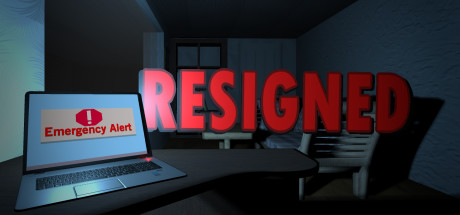 RESIGNED banner