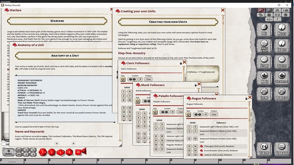 Fantasy Grounds - Strongholds & Followers (5E) for steam Fantasy Grounds - Strongholds & Followers (5E) for steam