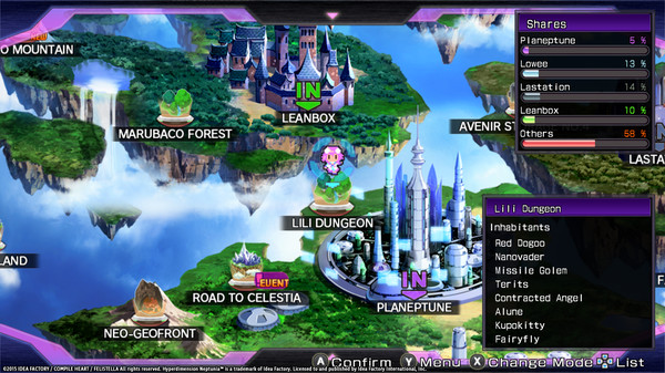 скриншот Hyperdimension Neptunia Re;Birth1 Lili Dungeon 1