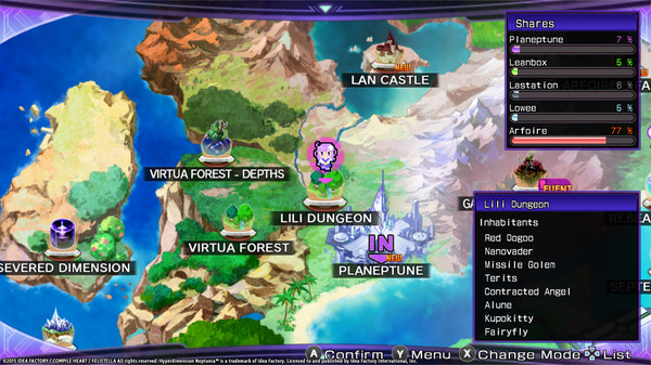 скриншот Hyperdimension Neptunia Re;Birth2 Lili Dungeon 1