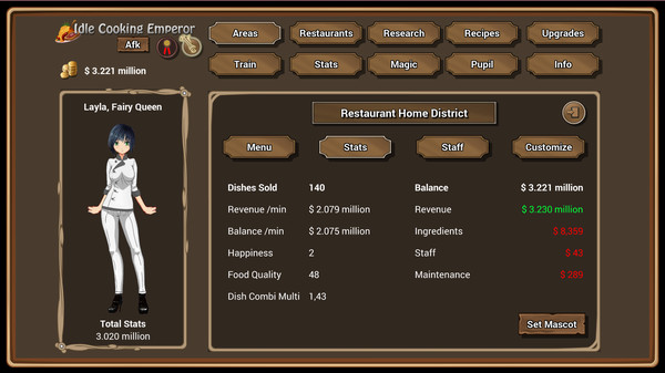 скриншот Idle Cooking Emperor 5