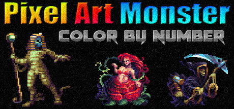 Image for Pixel Art Monster - Color by Number