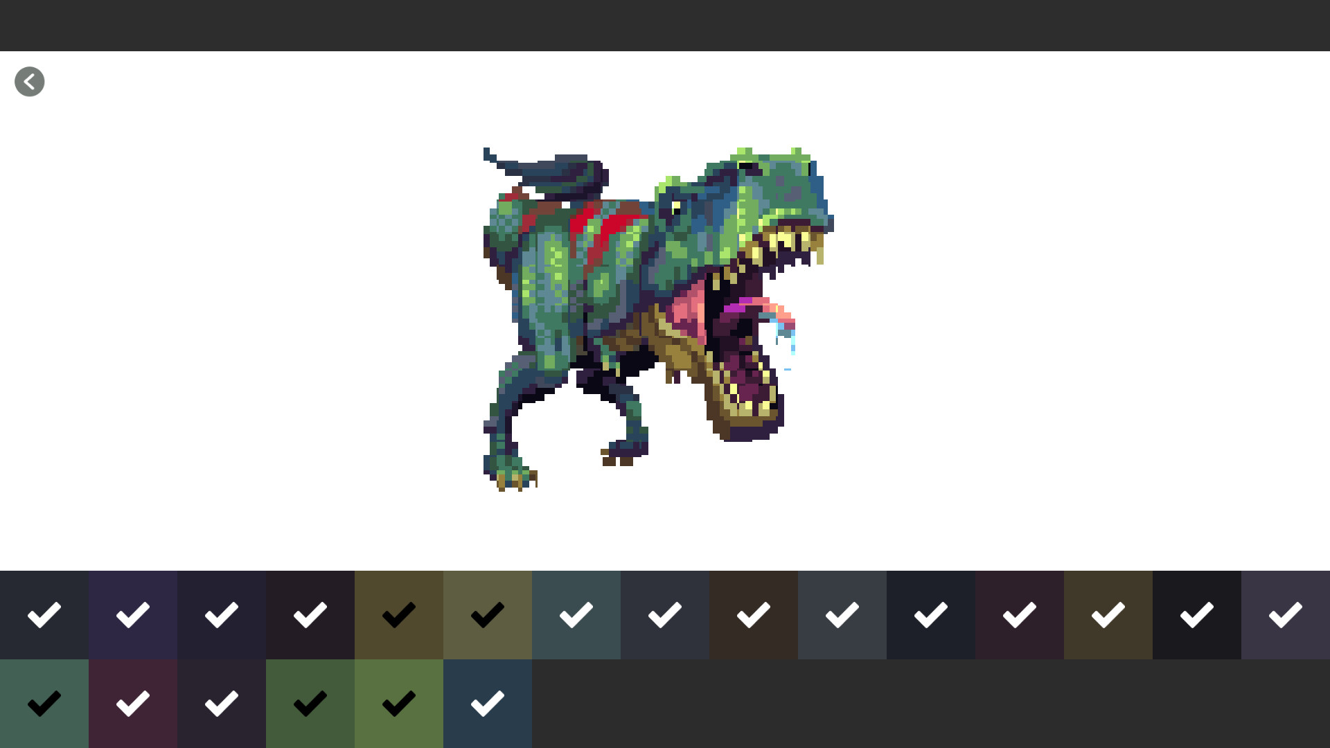 Pixel Art Monster - Color by Number #11