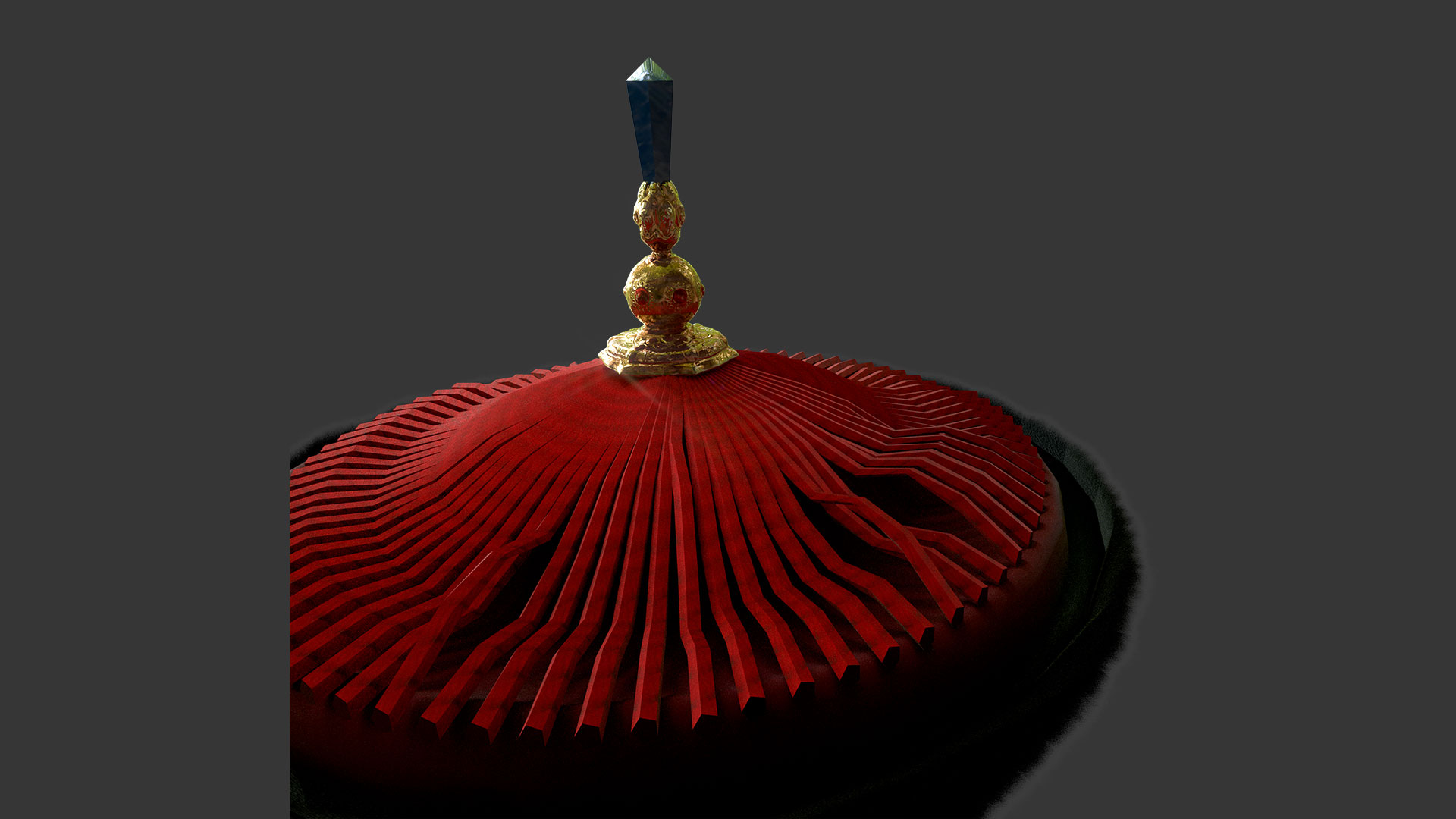 怨灵小僵-“灵婚—顾江·绛袍砗磲帽”服饰（外传剧情皮肤） #6