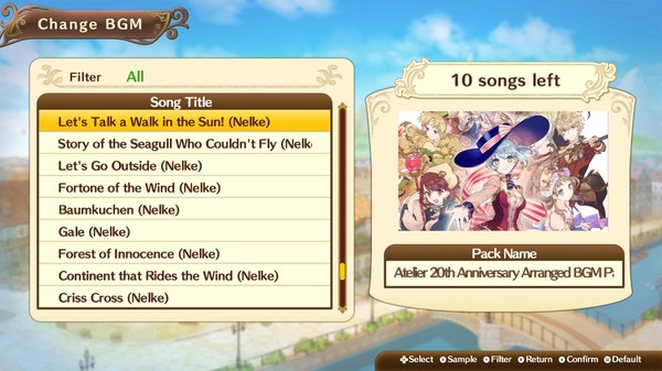 скриншот Nelke & the LA: Atelier 20th Anniversary Arranged BGM Pack 0