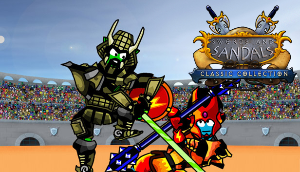 Capsule image of "Swords and Sandals Classic Collection" which used RoboStreamer for Steam Broadcasting