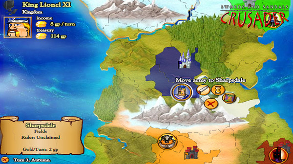 Screenshot of Swords and Sandals Classic Collection
