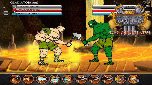 Screenshot of Swords and Sandals Classic Collection