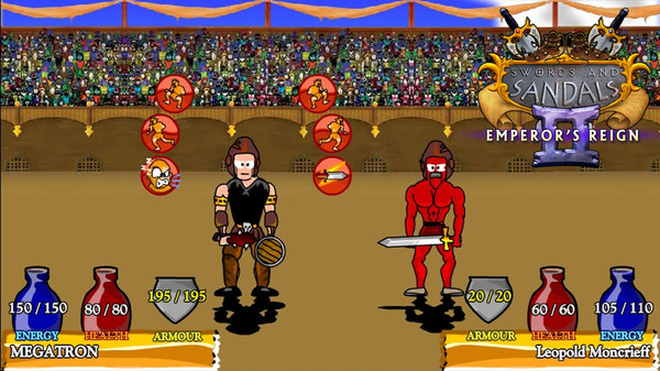 Screenshot of Swords and Sandals Classic Collection