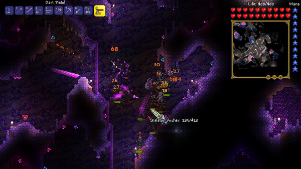 Pamja e ekranit të Terraria