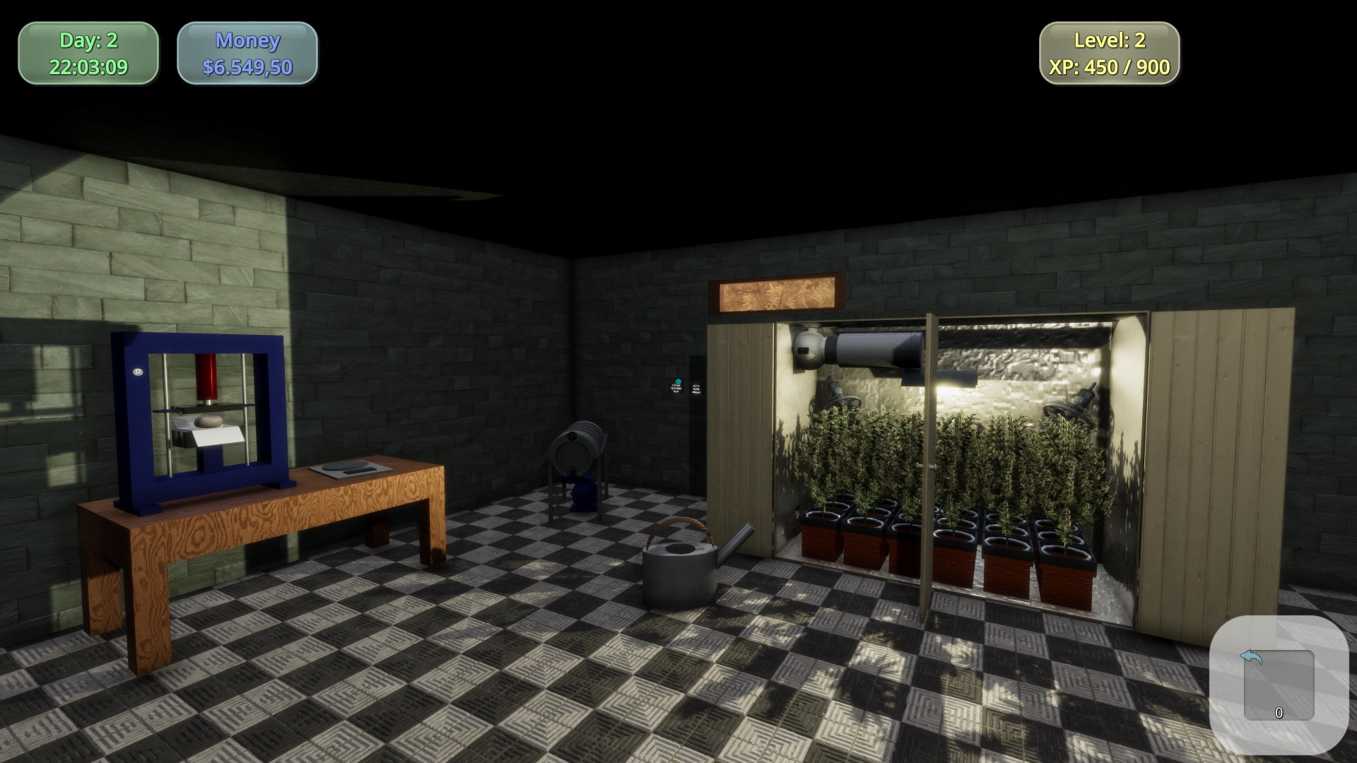Medicinal Herbs - Cannabis Grow Simulator screenshot 1