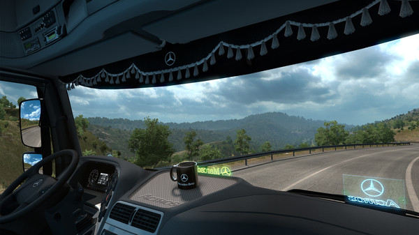 скриншот Euro Truck Simulator 2 - Actros Tuning Pack 2
