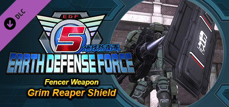 EARTH DEFENSE FORCE 5 - Fencer Weapon: Grim Reaper Shield banner image