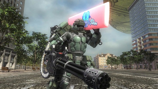 скриншот EARTH DEFENSE FORCE 5 - Fencer Weapon Happy Body Pillow 0
