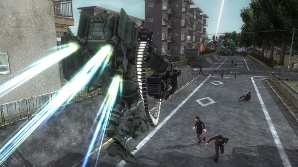скриншот EARTH DEFENSE FORCE 5 - Fencer Support Device Wild Skeleton 0