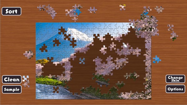 скриншот Jigsaw Masterpieces : Sakura - Japanese Cherry Blossoms - 1