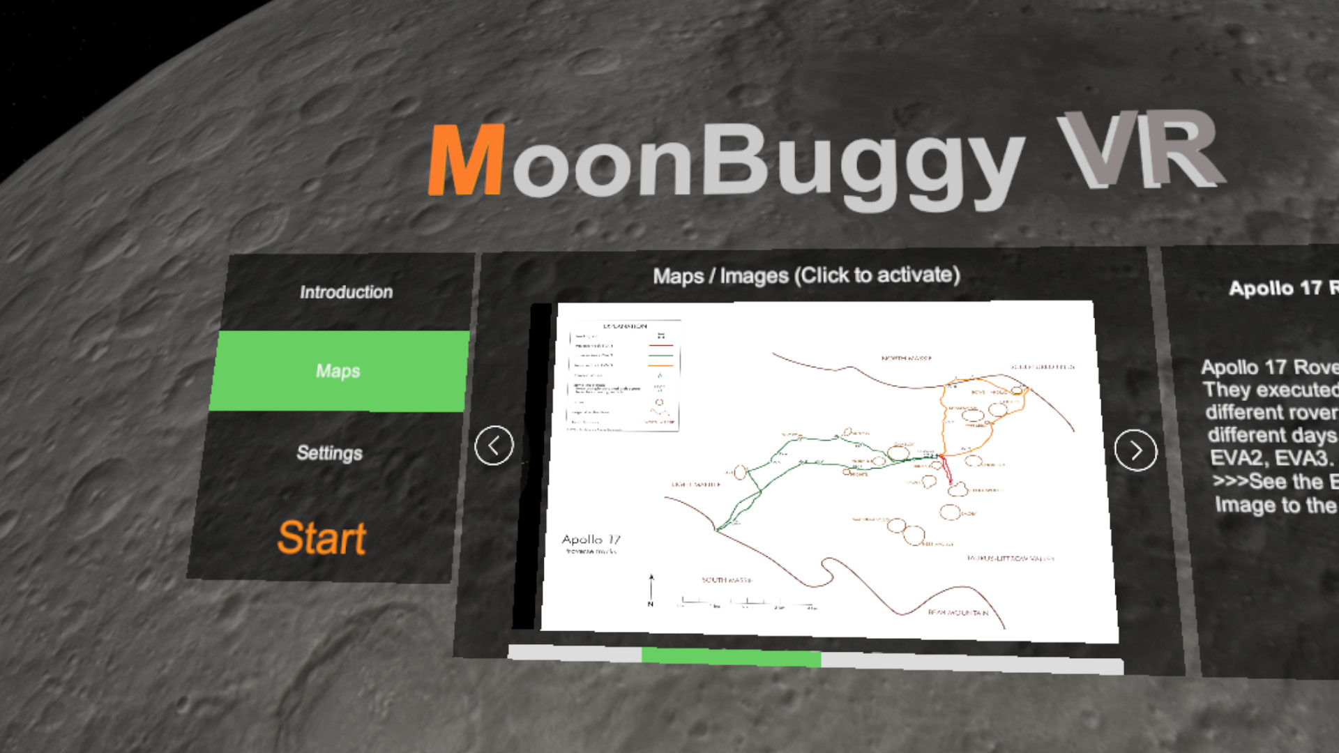 Apollo 17 - Moonbuggy VR Steamissä