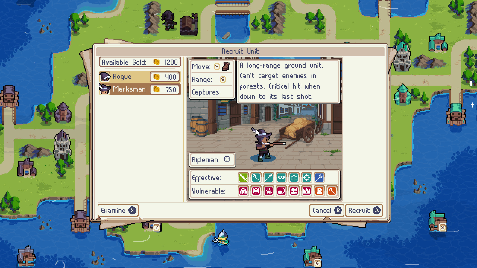 Wargroove um RPG estratégico em turnos