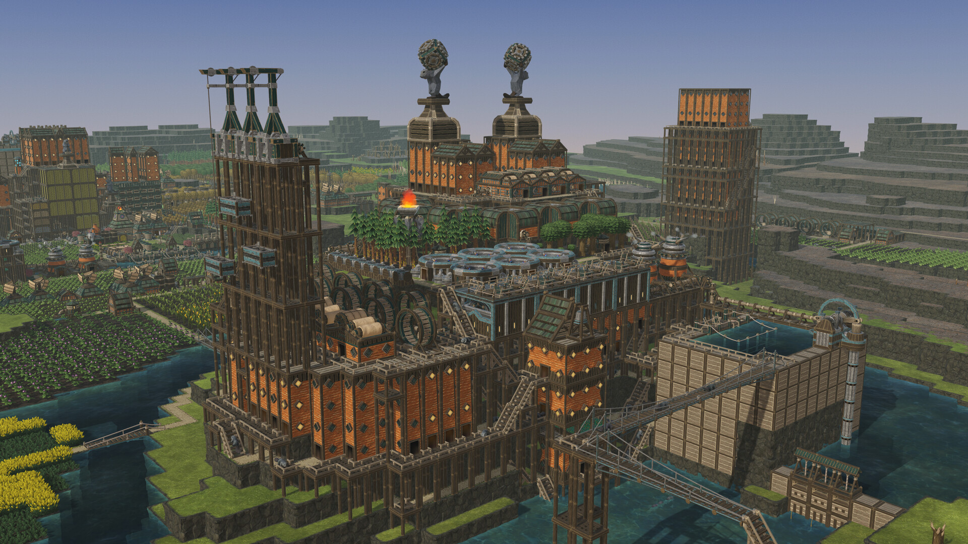 There is a Minecraft server on an Earth map, where people are building  towns and fighting